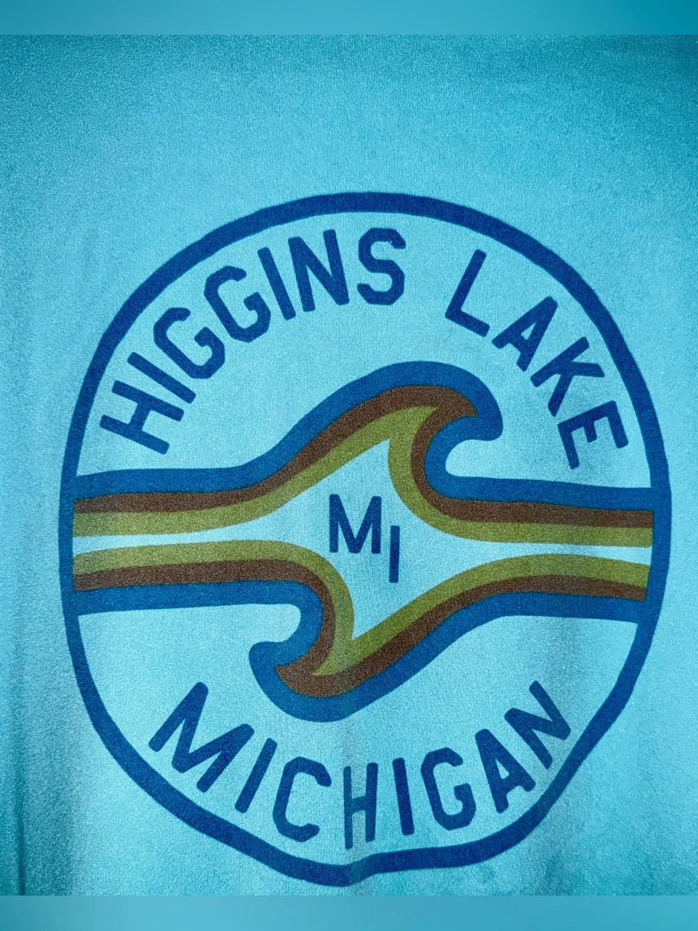 Higgins Lake MI Rashguard beach Water Shirt